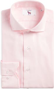 Lorenzo Uomo Herringbone Textured Button-Up Shirt