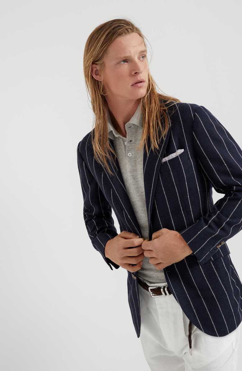 Brunello Cucinelli Polo-style sweater, Alternate, color, 