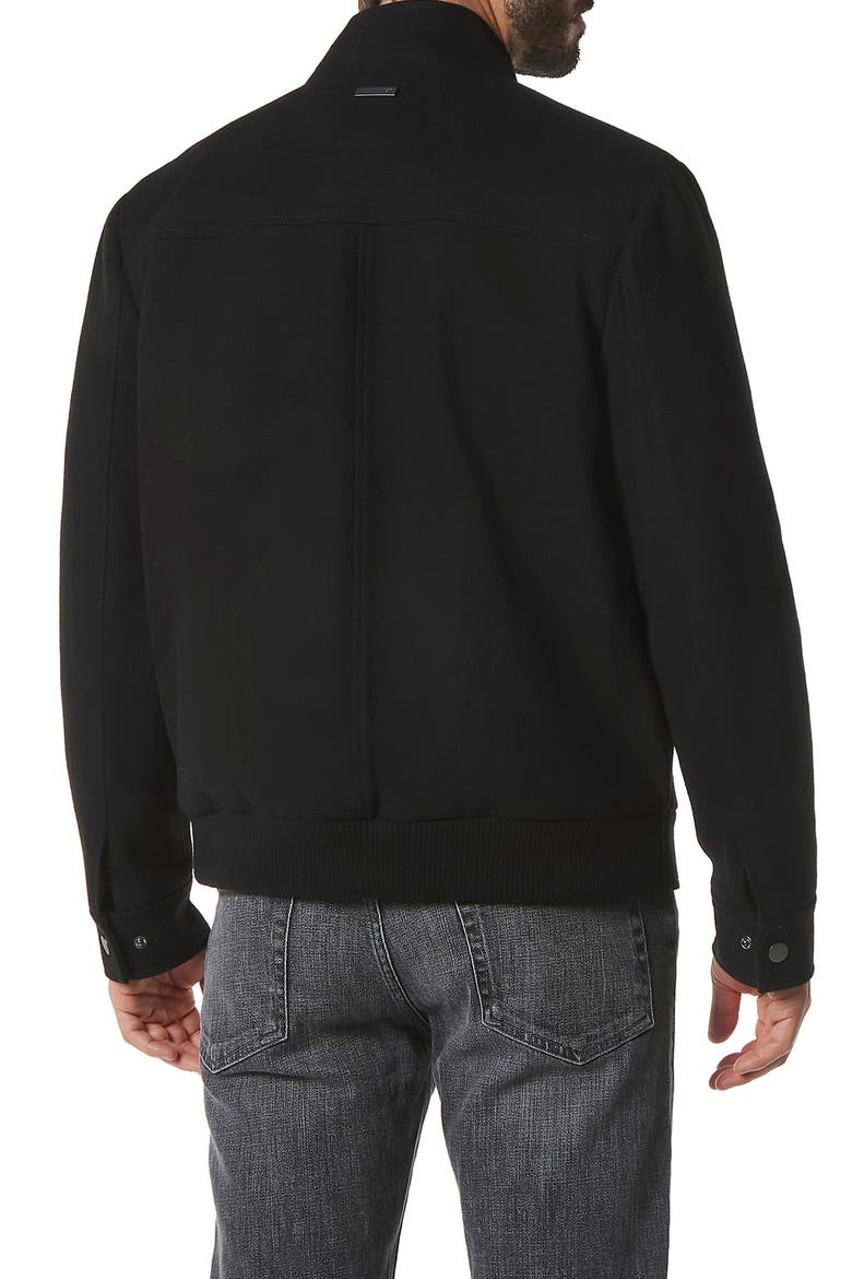 'Wallace' Wool Jacket, Alternate, color, BLACK
