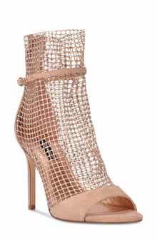 Nine West Imery Rhinestone Fishnet Bootie
