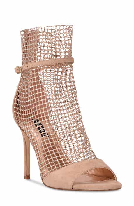 Nine West Imery Rhinestone Fishnet Bootie