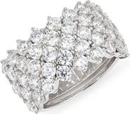 Nordstrom Cubic Zirconia Grid Ring