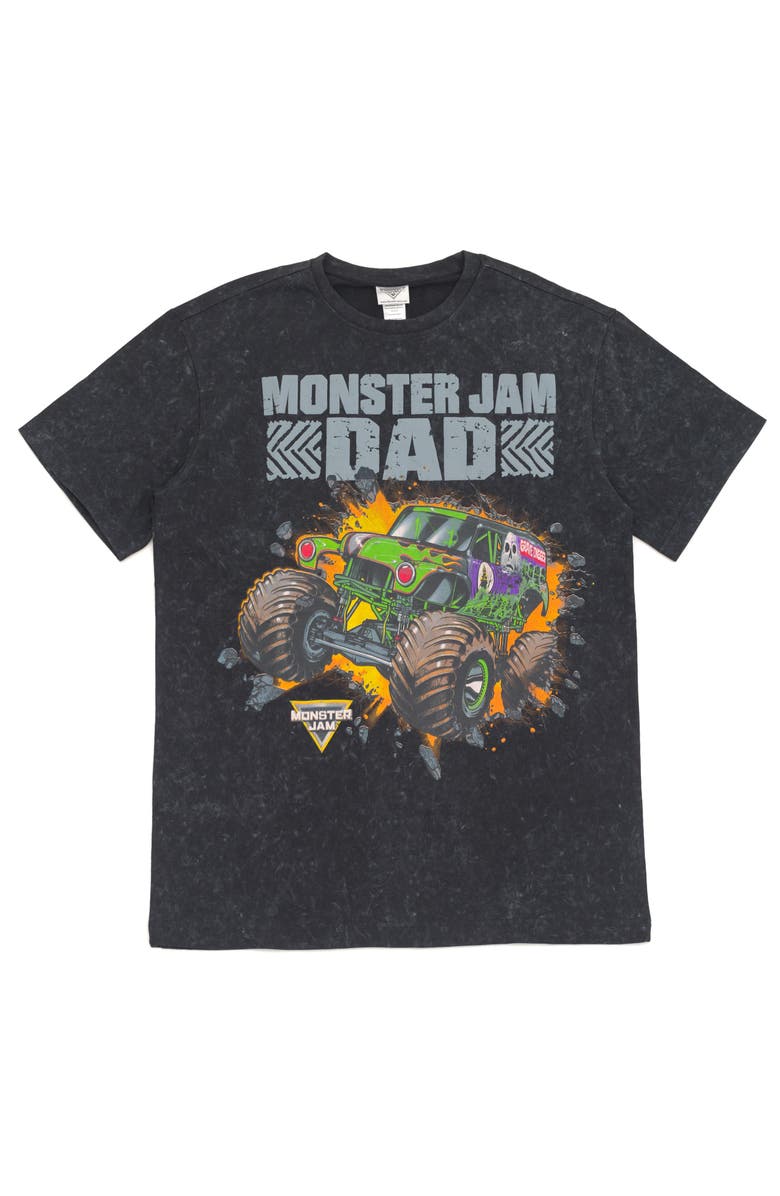 Monster Jam Grave Digger Short Sleeve Tee, Alternate, color, Grave Digger Dad Black