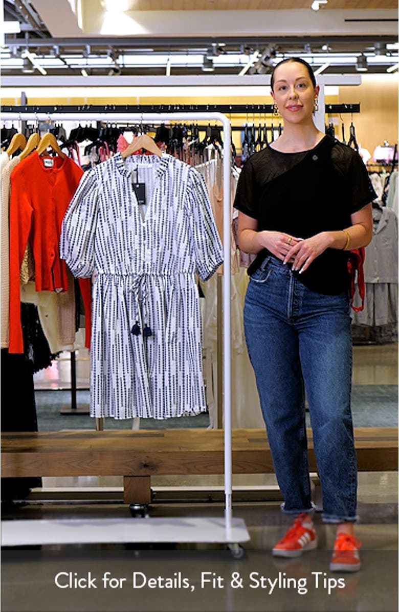 Island Time Vertical Dot Print Shirtdress, sales video thumbnail