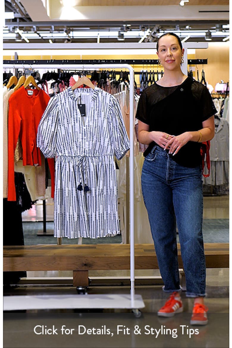 Island Time Vertical Dot Print Shirtdress video