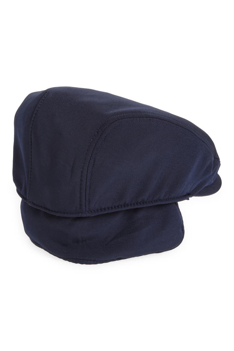 Earflap Newsboy Cap, Alternate, color, NAVY STILL