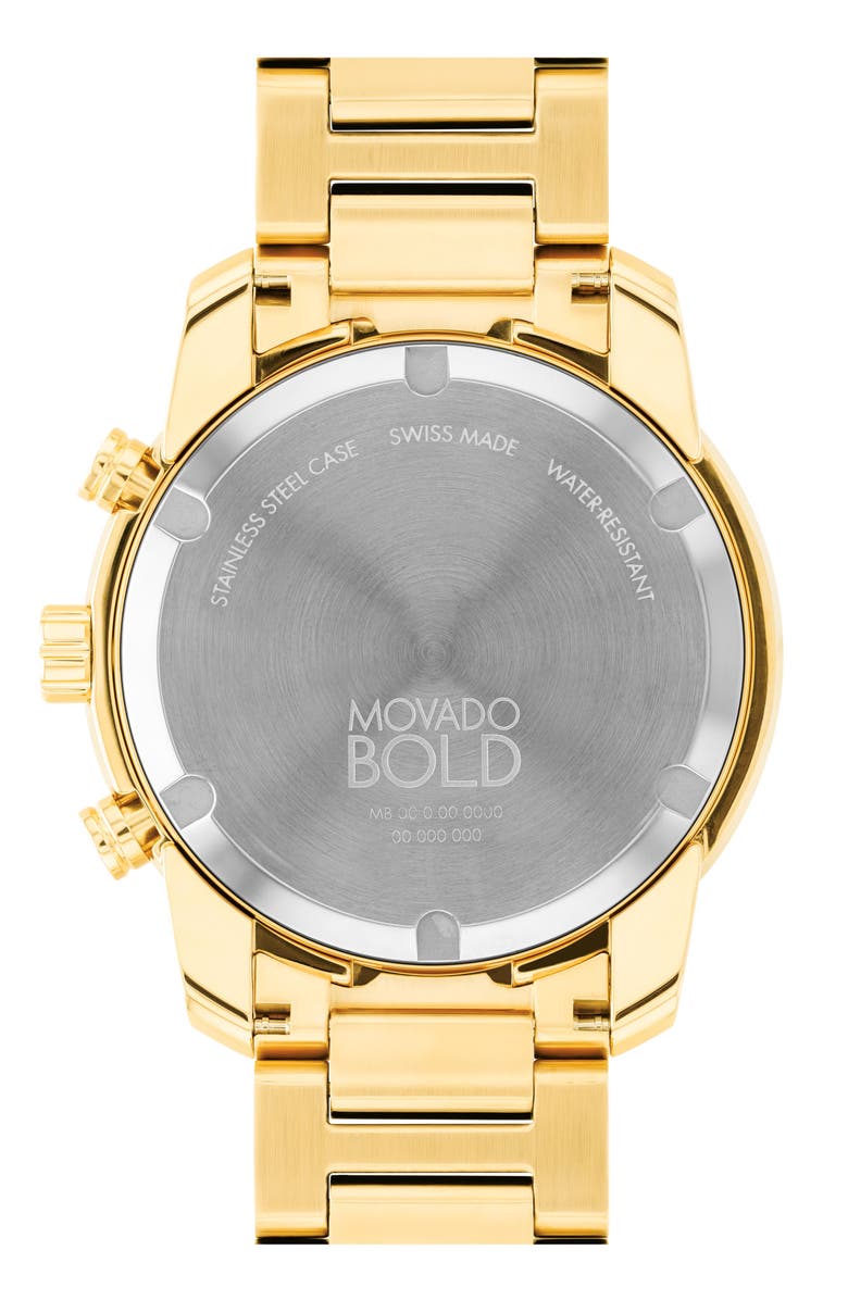 Movado Bold Verso Chronograph Bracelet Watch, 44mm, Alternate, color, 
