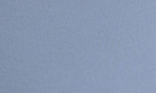 Natori Bliss Bare Cotton High Cut Briefs In Blue