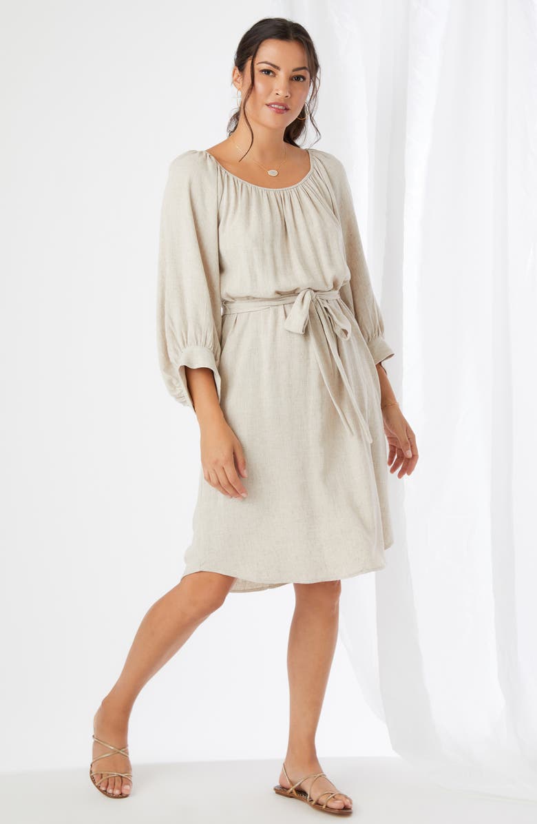 Karen Kane Blouson Sleeve Dress, Alternate, color,
