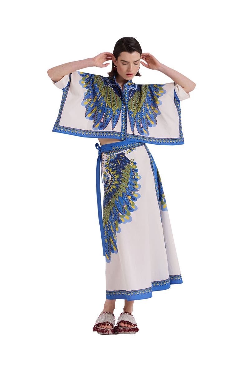 La DoubleJ Sarong Skirt Chakra Placée Multicolor, Main, color, 