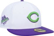 New Era Men's New Era White Cincinnati Reds 1990 World Series Side Patch 59FIFTY Fitted Hat