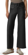 KUT from the Kloth Meg Coated High Waist Wide Leg Ankle Jeans
