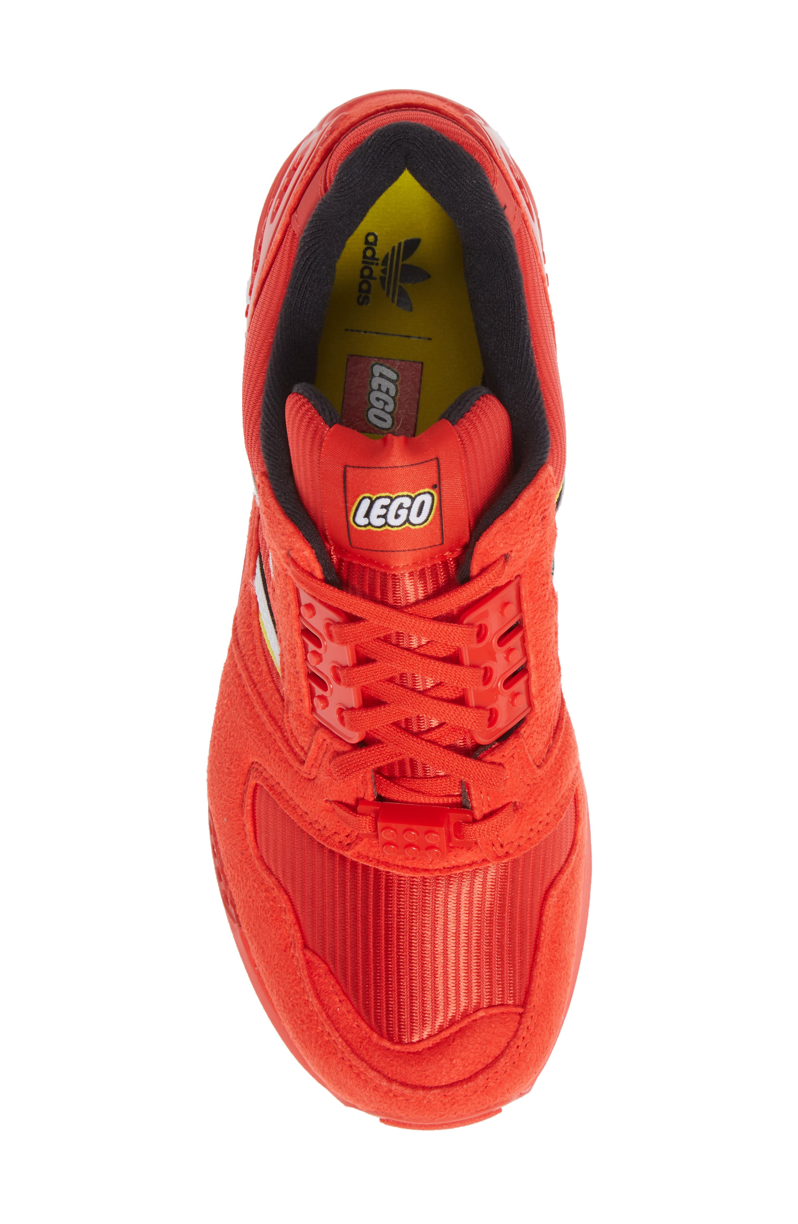 ZX 8000 x LEGO® Sneaker, Alternate, color, ACTIVE RED/ WHITE/ ACTIVE RED