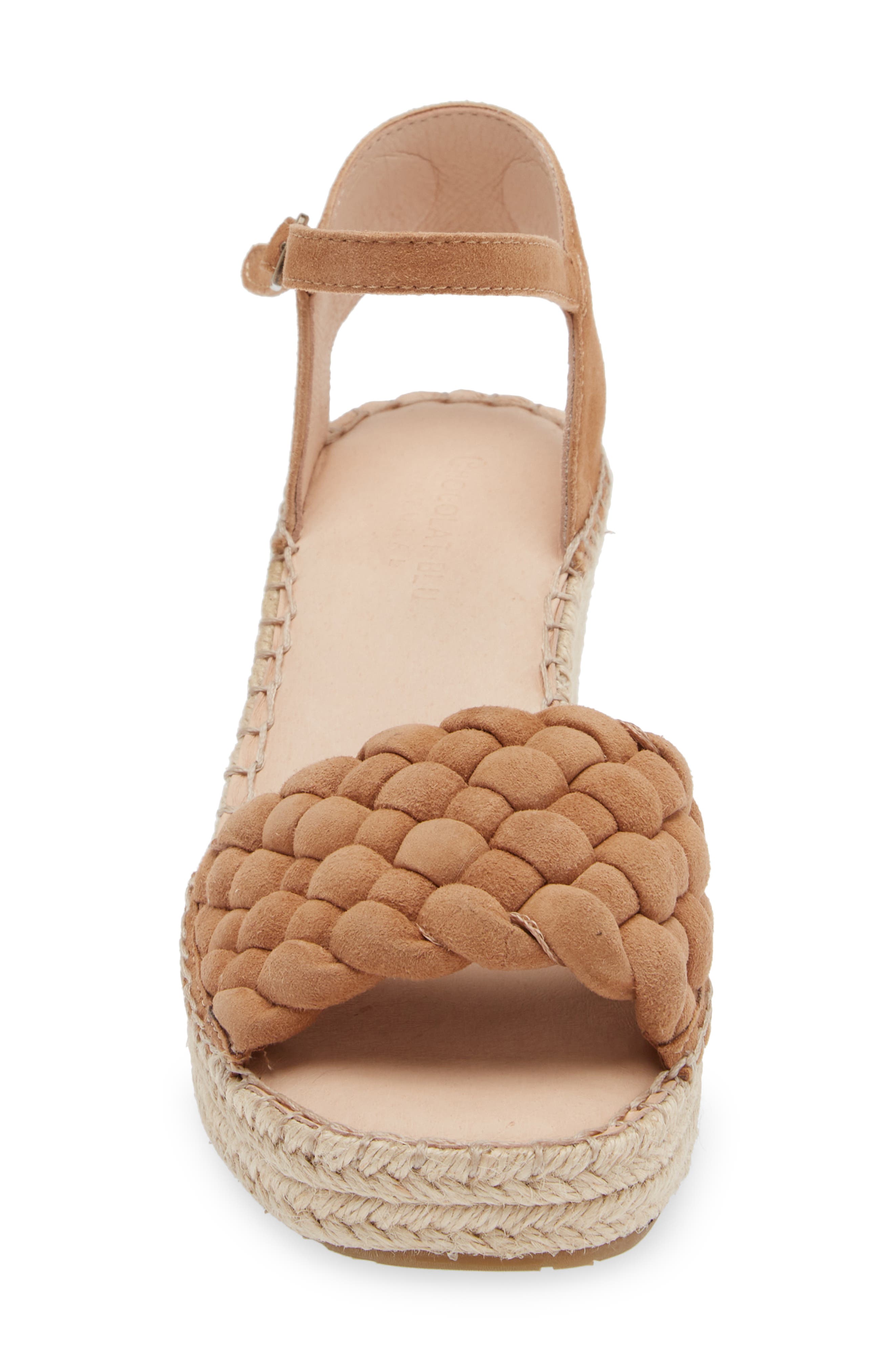 Chocolat Blu Irina Espadrille Platform Wedge Sandal, Alternate, color, 