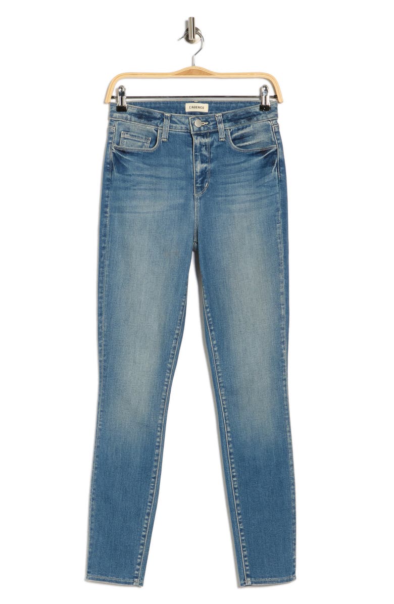 L'AGENCE Monique High Rise Skinny Jeans, Alternate, color, Ithaca