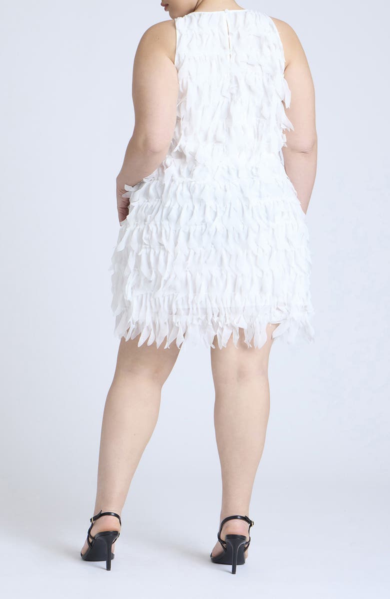 ELOQUII 3D Texture Sleeveless Dress, Alternate, color, 