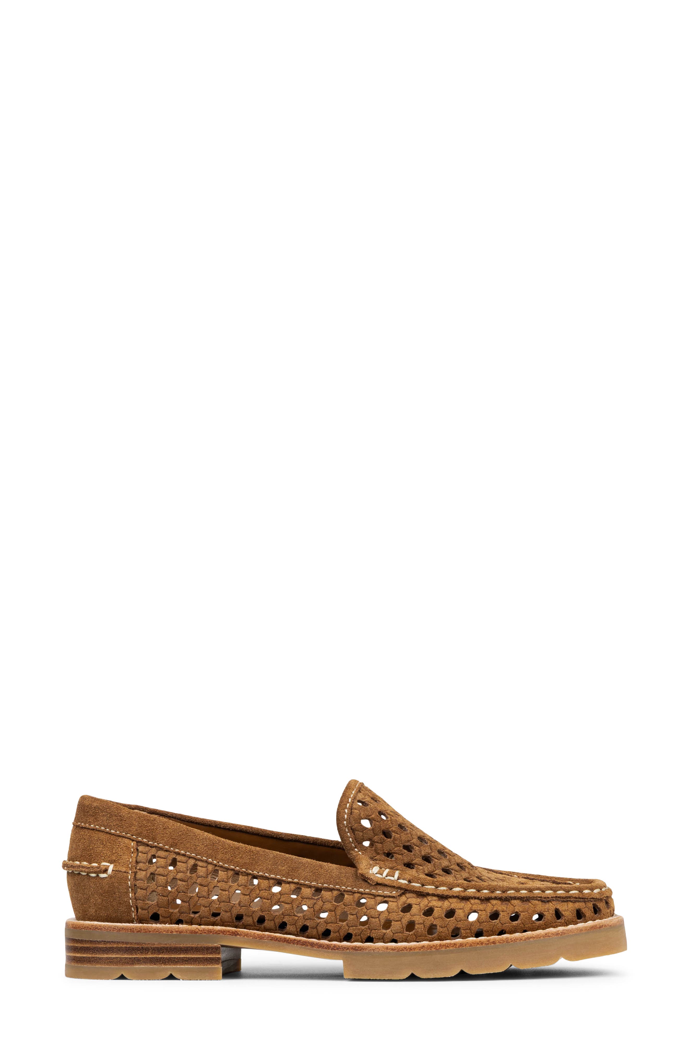 Ombree Loafer, Alternate, color, SADDLE