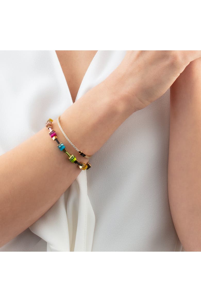 Boho Sunset Cube Bracelet, Alternate, color, Rainbow