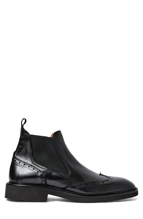 Bruno Magli Vespa Wingtip Chelsea Boot In Black