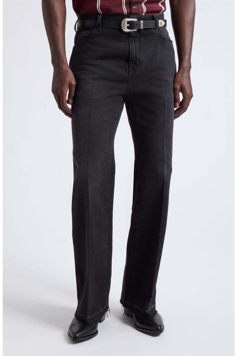 MA Fit Raw Hem Bootcut Jeans, Main, color, VINTAGE BLACK