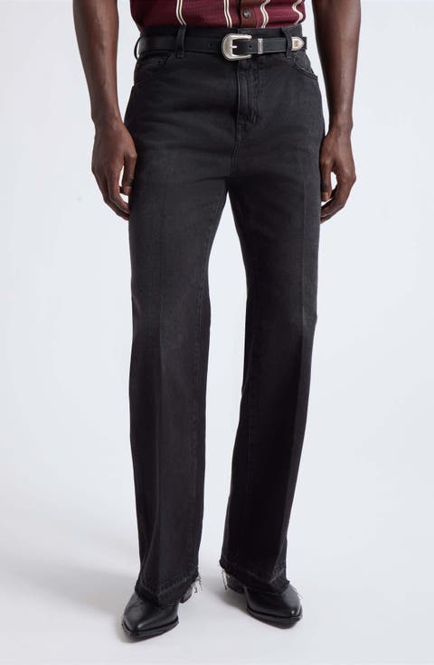 MA Fit Raw Hem Bootcut Jeans