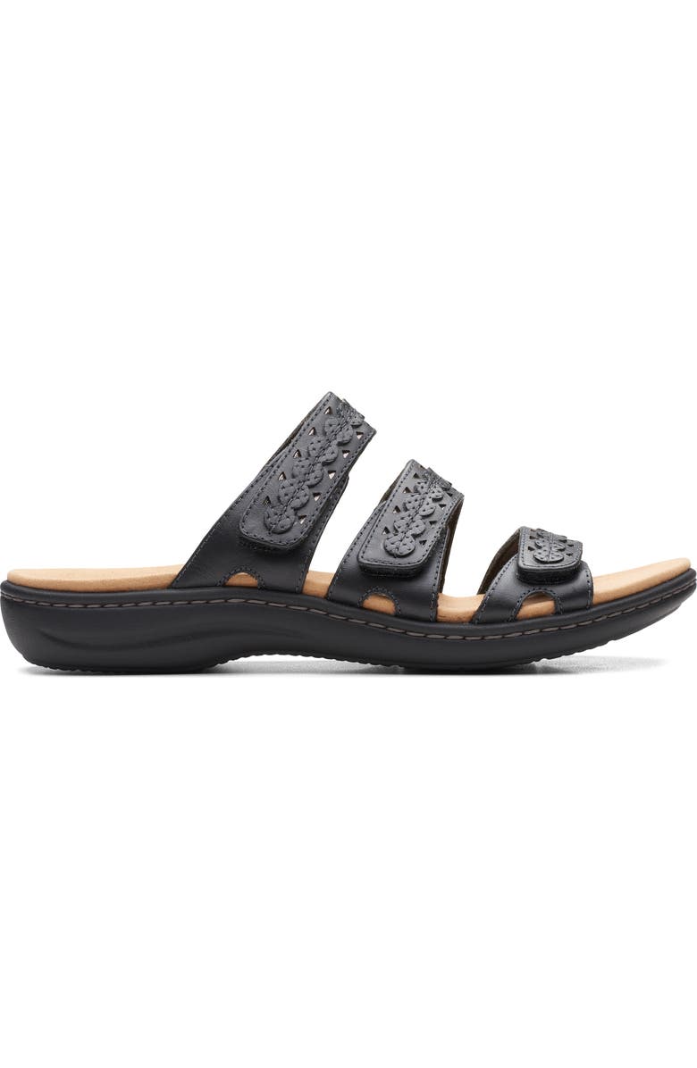 Clarks<sup>®</sup> Laurieann Cove Leather Sandal, Alternate, color,