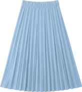 Aspect Crinkle Pleated Elastic Waist Merrow Edge Skirt