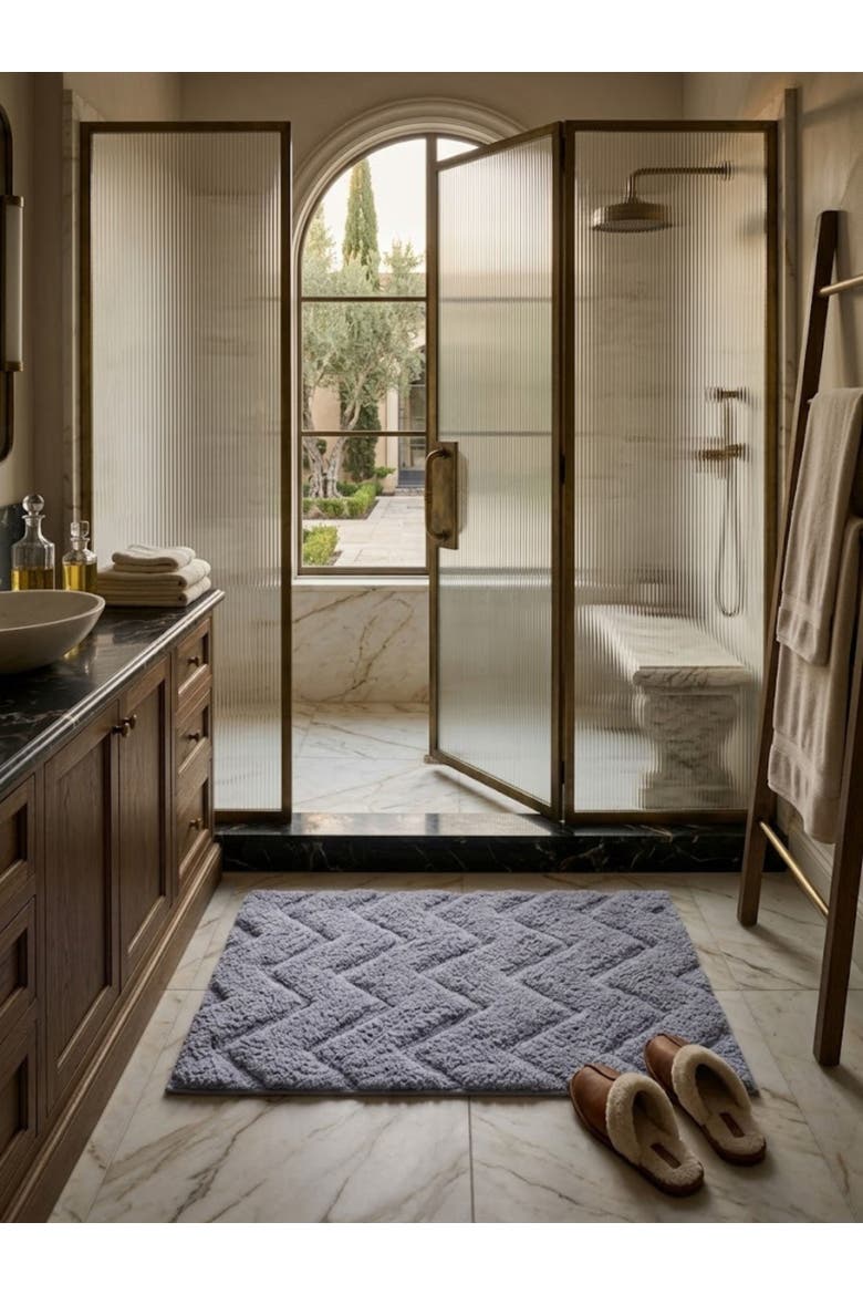 Vantaa Bath Mat 24"X36", Alternate, color, Grey