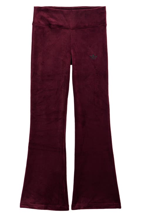 Kids' Rib Velour Flared Pants