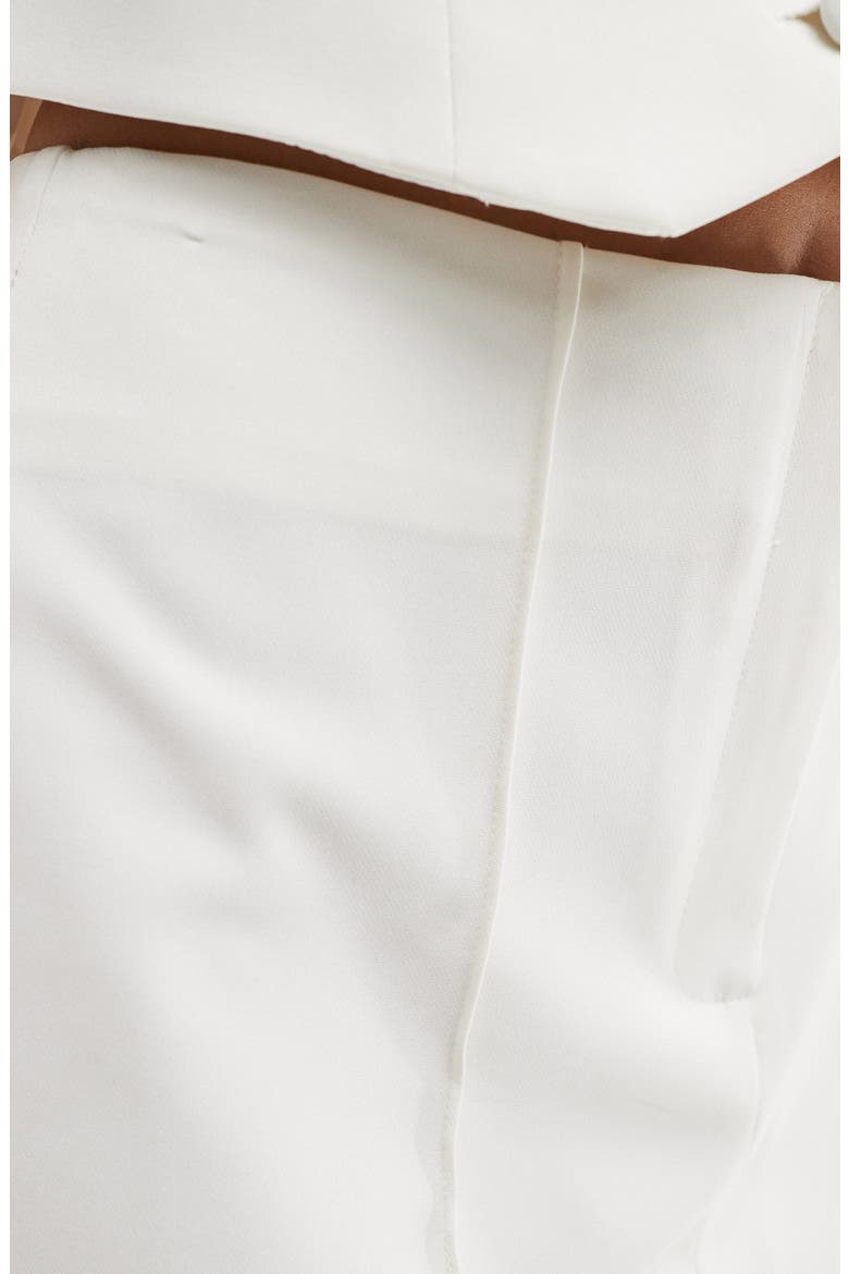 Pleated Miniskirt, Alternate, color, IVORY