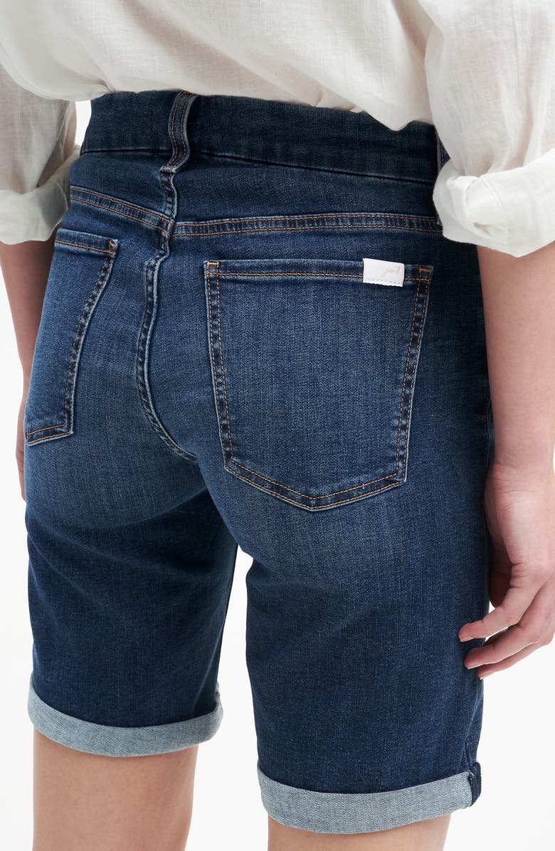 JEN7 by 7 For All Mankind Bermuda Roll Cuff Denim Shorts, Alternate, color, 