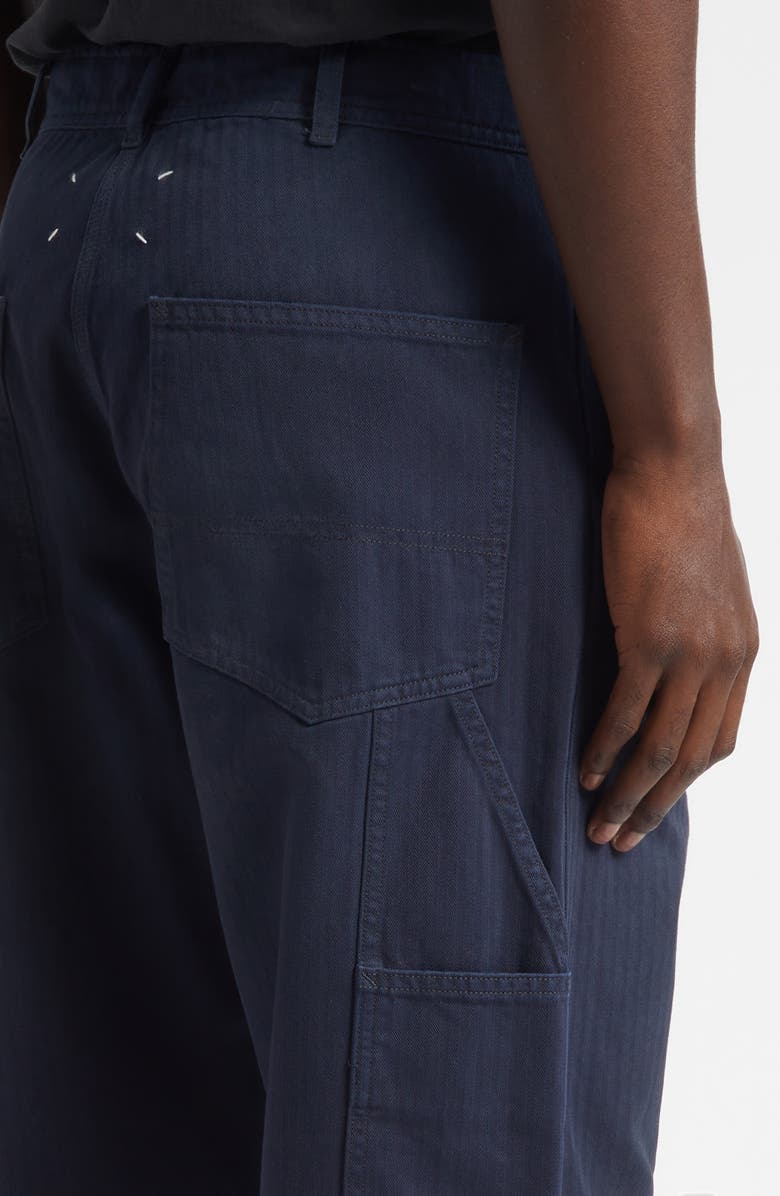 Maison Margiela Straight Leg Carpenter Jeans, Alternate, color, Stone Washed Navy