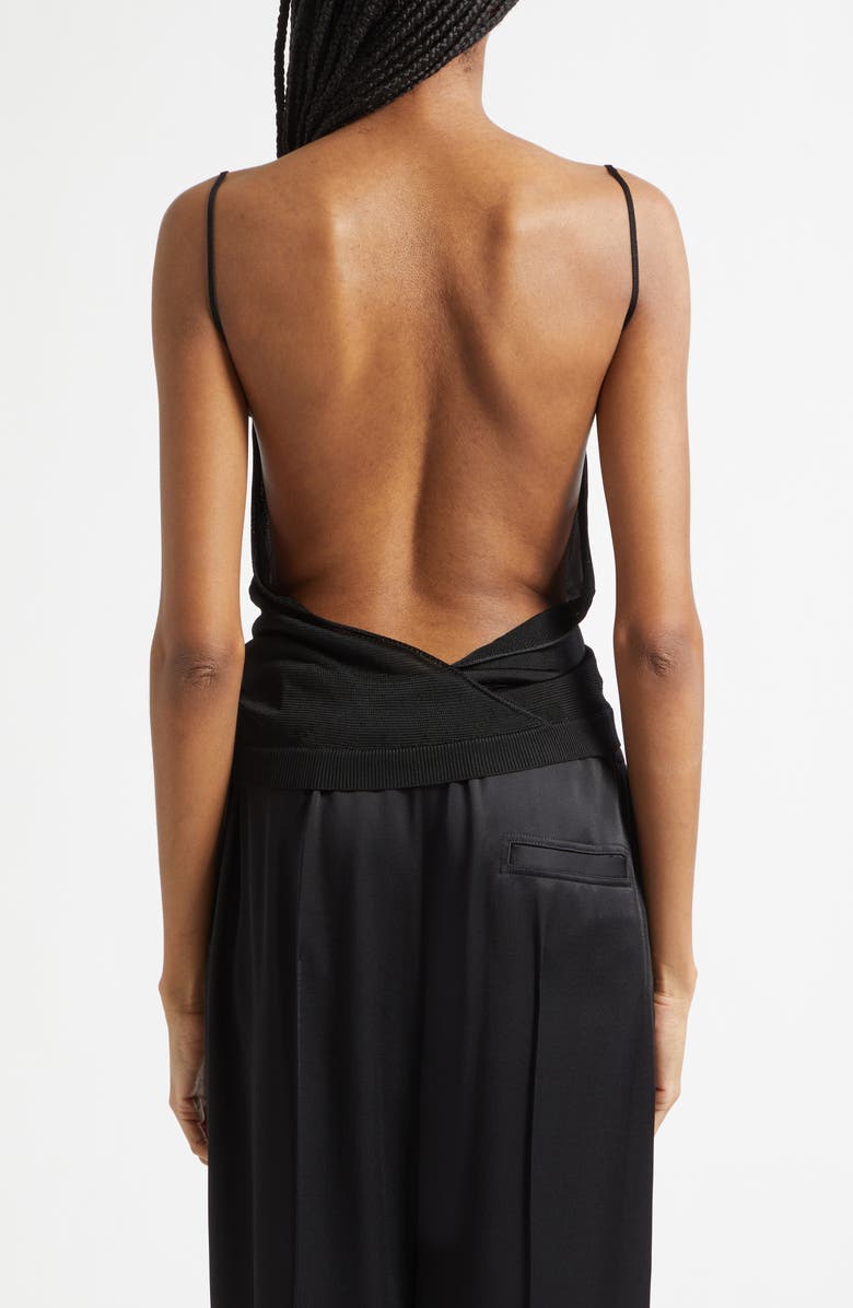EMILY DAWN LONG Kipling Backless Tank, Alternate, color, Black