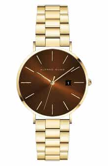 Alfred Sung Metropolitan Quartz Bracelet Watch, 42mm