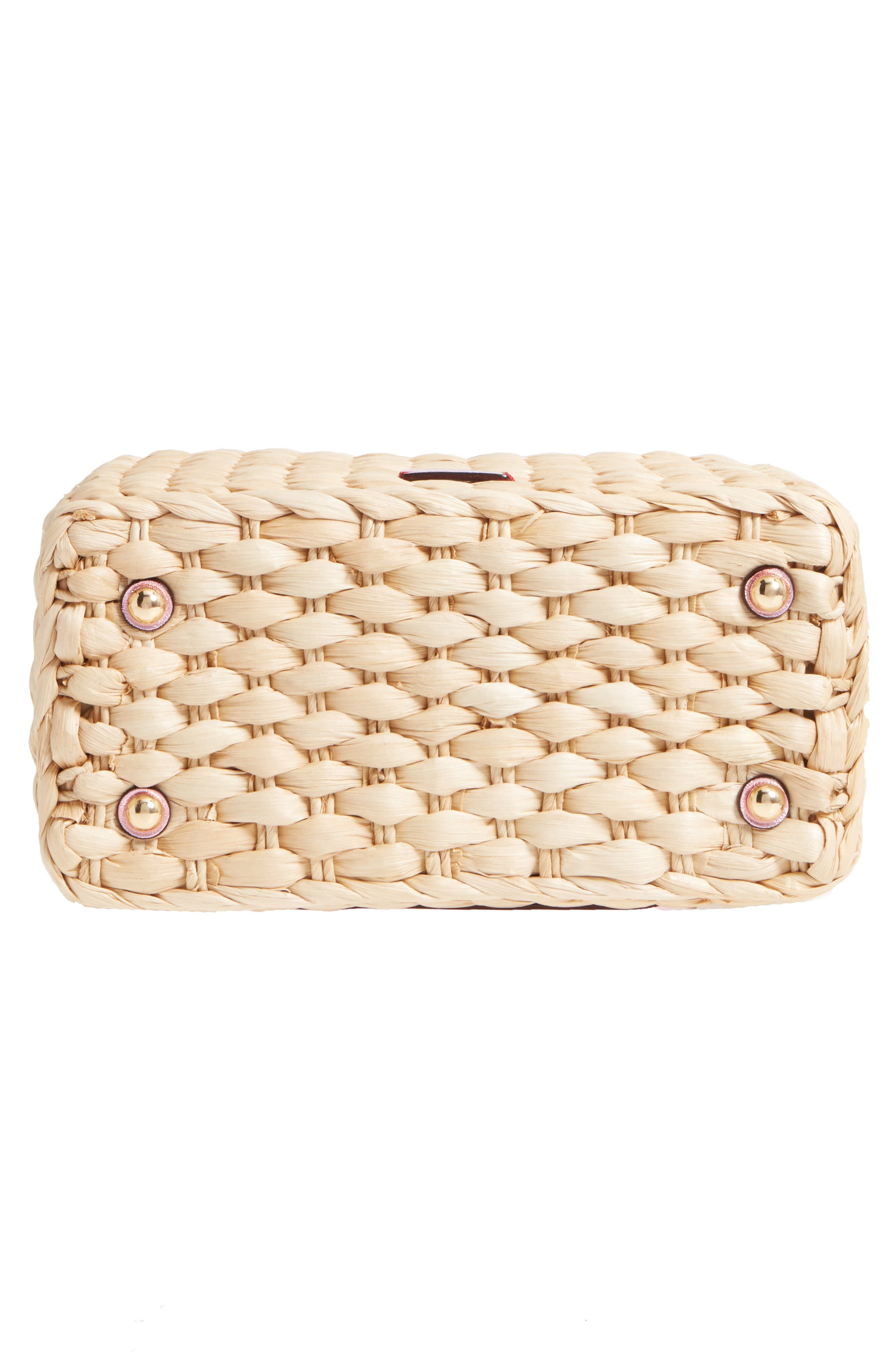 Frances Valentine Small Woven Straw Tote, Alternate, color, 