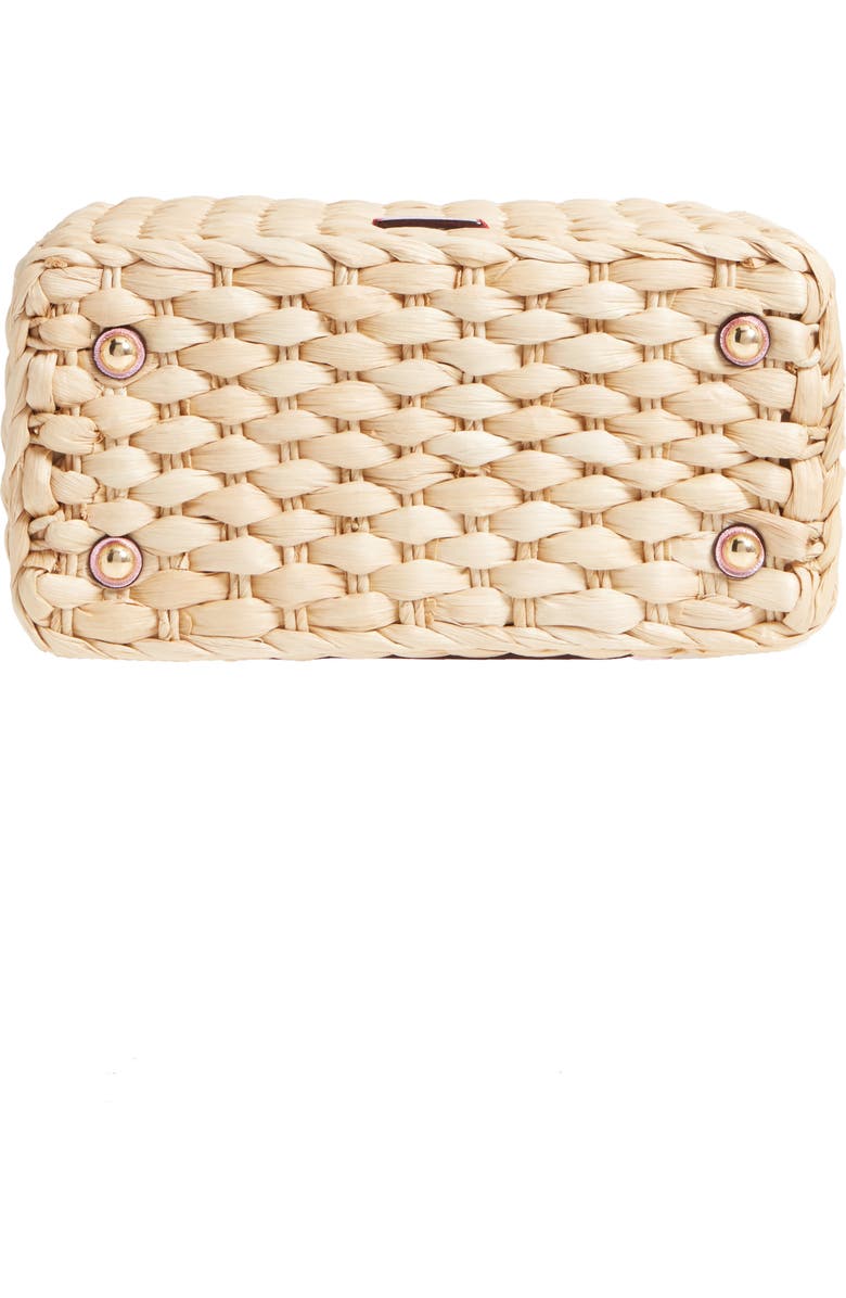 Frances Valentine Small Woven Straw Tote, Alternate, color,