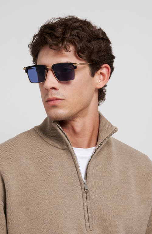 David Beckham Eyewear Db 1227/g/s/us 54mm Rectangular Sunglasses In Blue