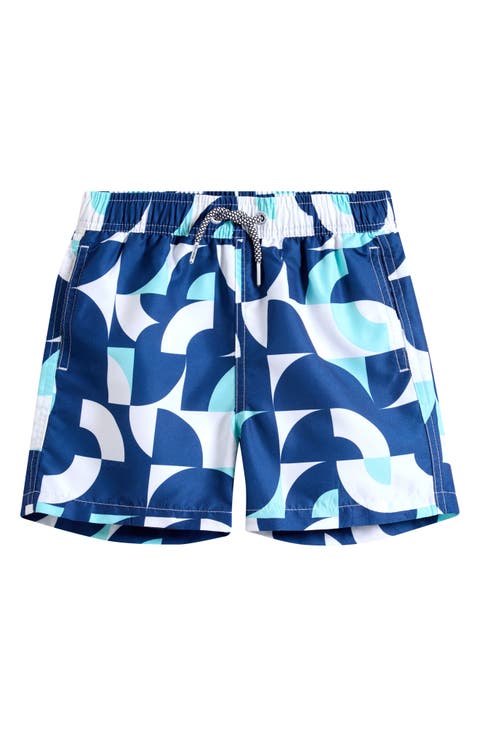 Kids' Baus Abstract Print Swim Trunks (Big Kid)