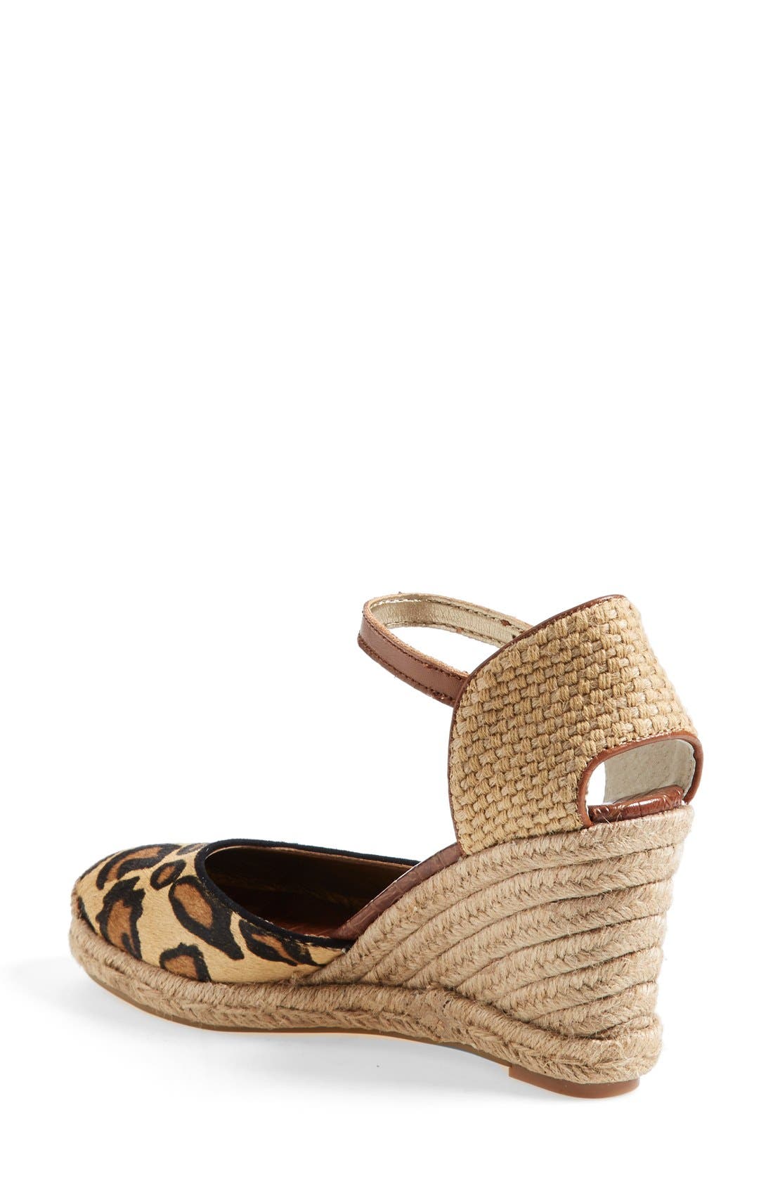 'Harmony' Espadrille Wedge, Alternate, color, NEW NUDE LEOPARD BRAHMA HAIR