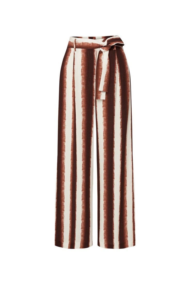 Striped Wide Leg Regular Pants, Alternate, color, MULTICOLOR