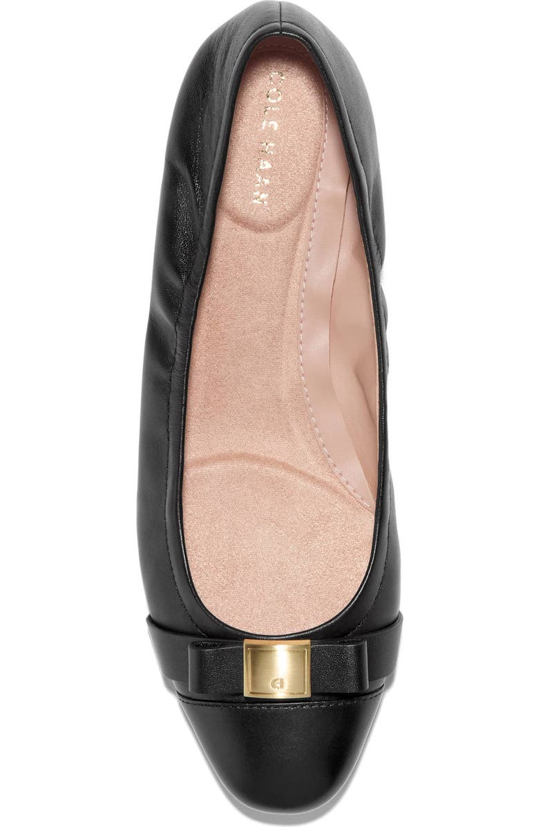 Cole Haan Go-To Tova Ballet Flat, Alternate, color, Black Leather