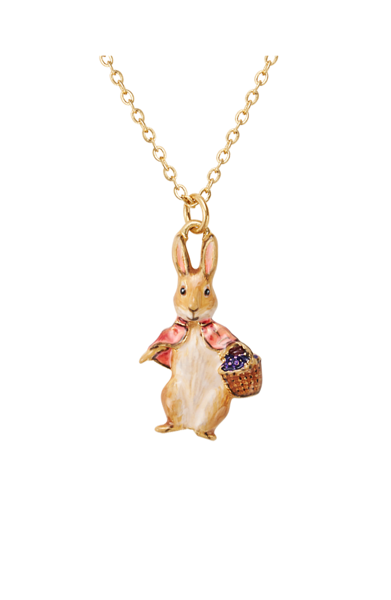Fable England x Peter Rabbit Cotton-tail Necklace, Main, color, Gold