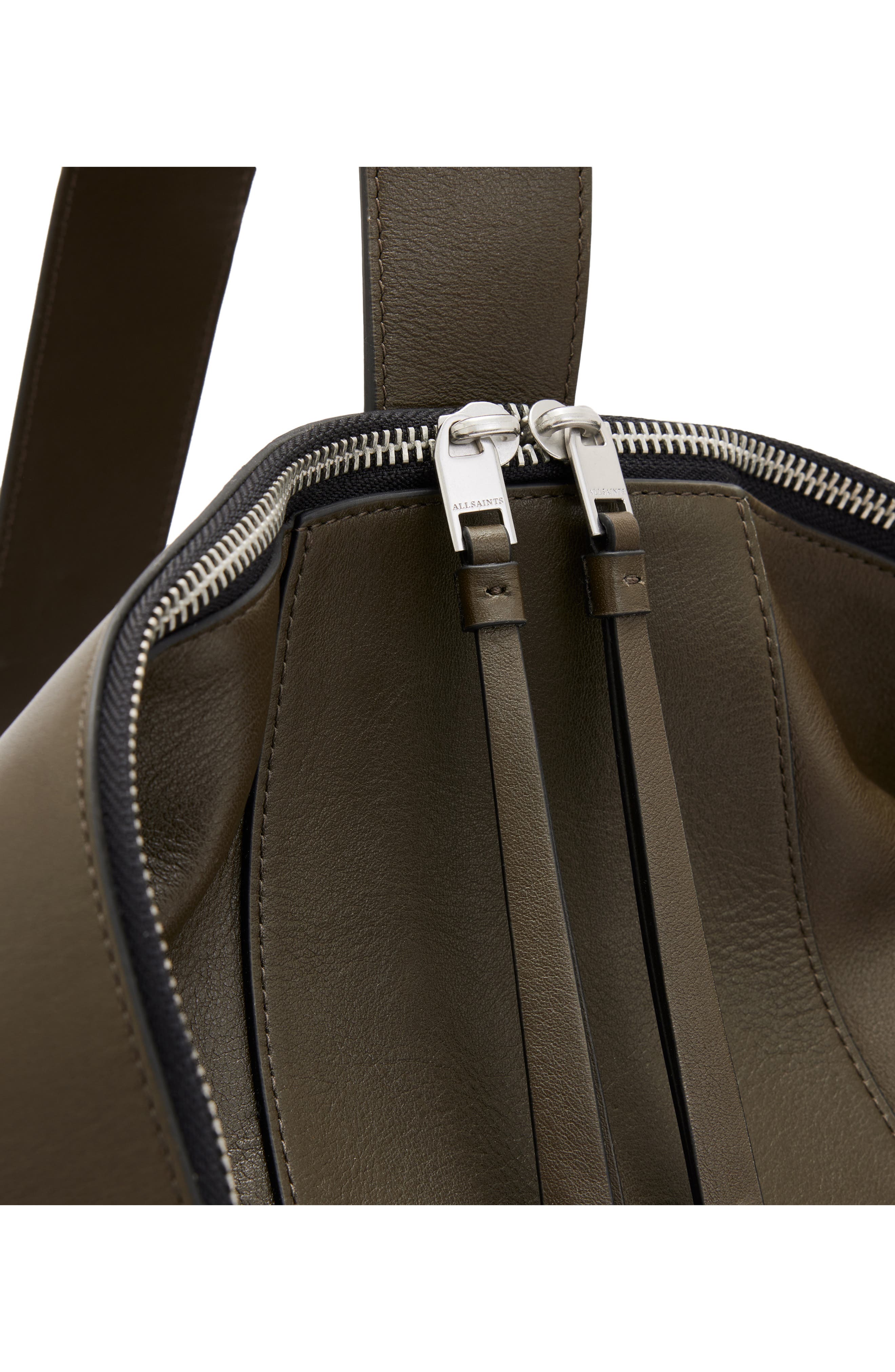 anouck sling leather backpack allsaints Women's Handbags Alba Black : Clothing, Shoes & Jewelry Perfect for daily commutes or weekend outings Carabiner Embossed Logo Leather Backpack