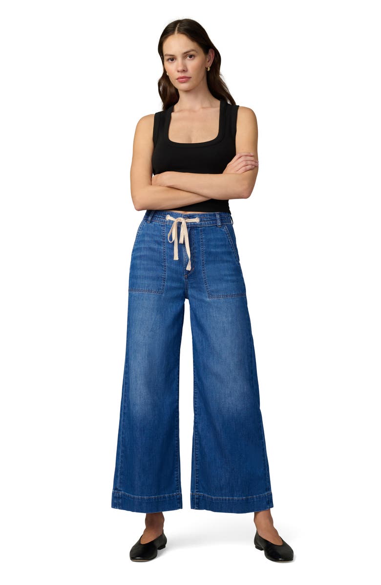 Joe's The Madeline Ankle Wide Leg Drawstring Jeans, Alternate, color, Courage