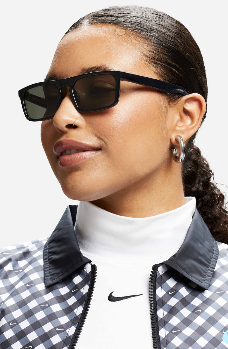 Nike NV03 55mm Rectangular Sunglasses, Alternate, color, 