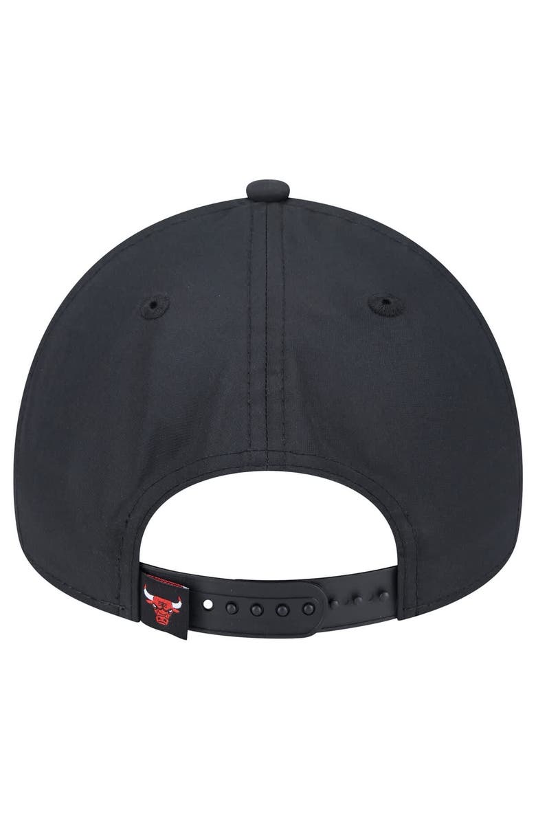 New Era Men's New Era Black Chicago Bulls Throwback Gradient A-Frame 9FORTY Adjustable Hat, Alternate, color, Black