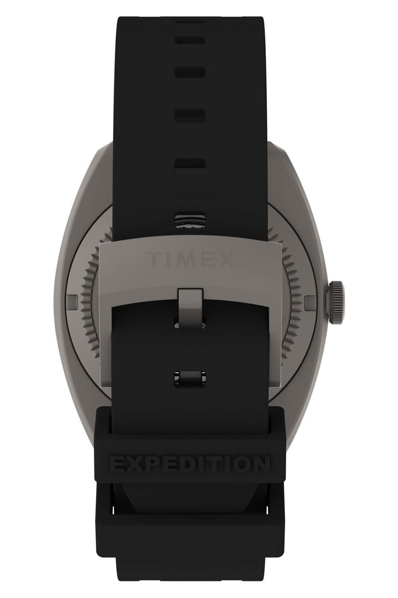 Expedition Pioneer Titanium Automatic Rubber Strap Watch, 41mm, Alternate, color, TITANIUM