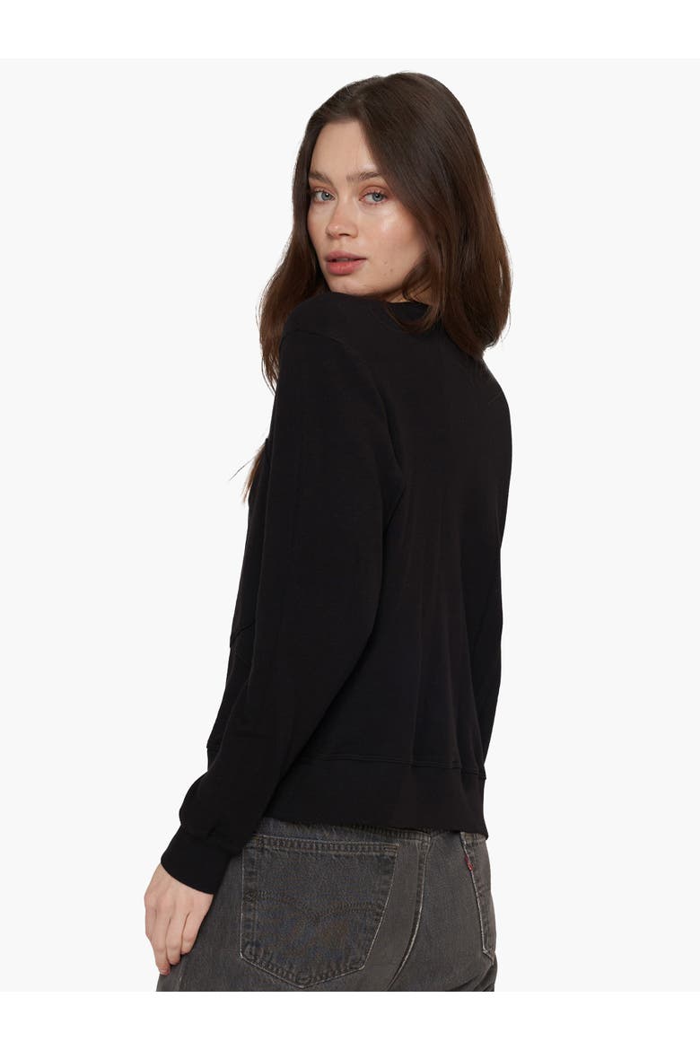 Seamed Pocket Sweatshirt, Alternate, color, WHITE
