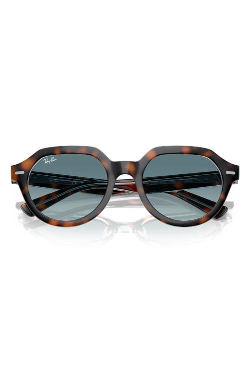 Ray Ban Ray-ban Gina 53mm Gradient Square Sunglasses In Blue Grad