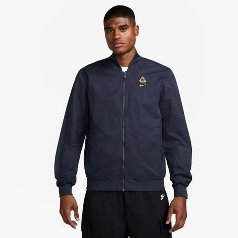 Men's Nike Navy Pumas UNAM Club Full-Zip Bomber Jacket